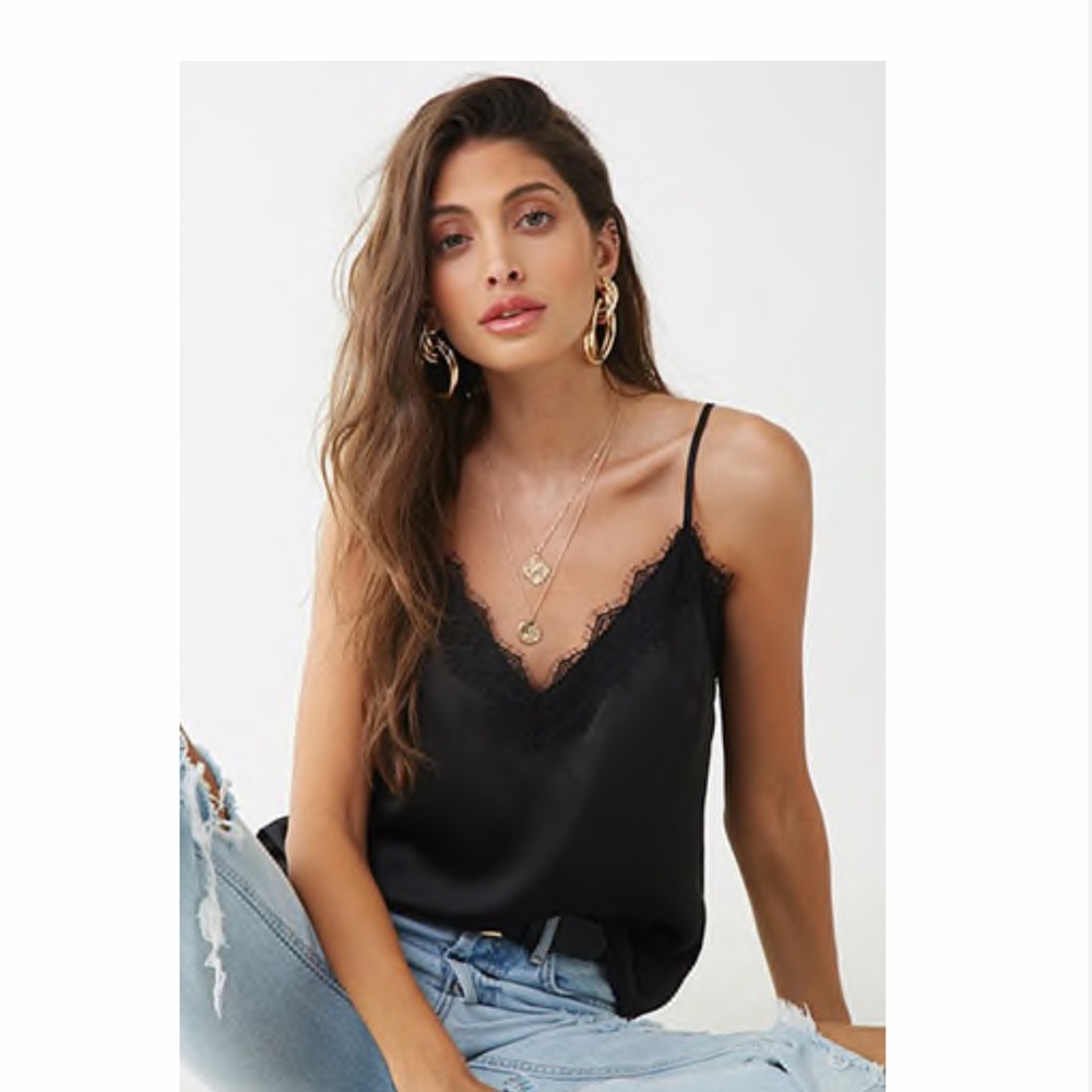 Bundle of forever 21 satin lace cami